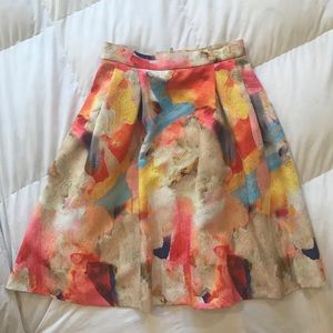 Knee length floral skirt from H&M.